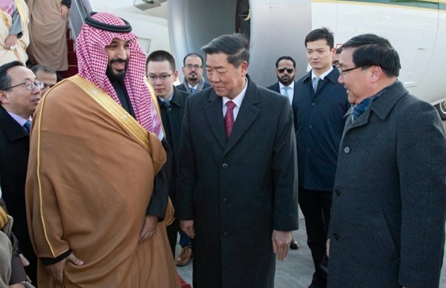 Saudi crown prince arrives in China, part of high-profile Asian tour