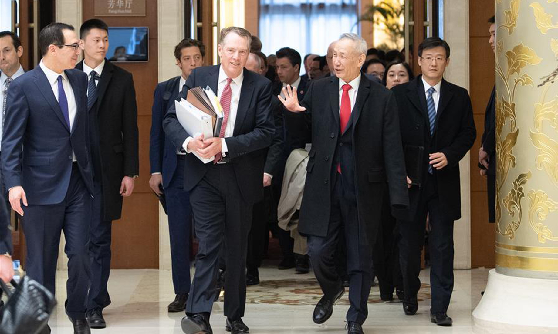 US officials to meet Xi as trade talks near end