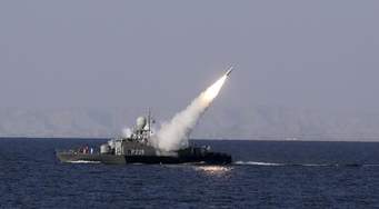 Iran Fires Cruise Missiles In Ongoing Naval Drills