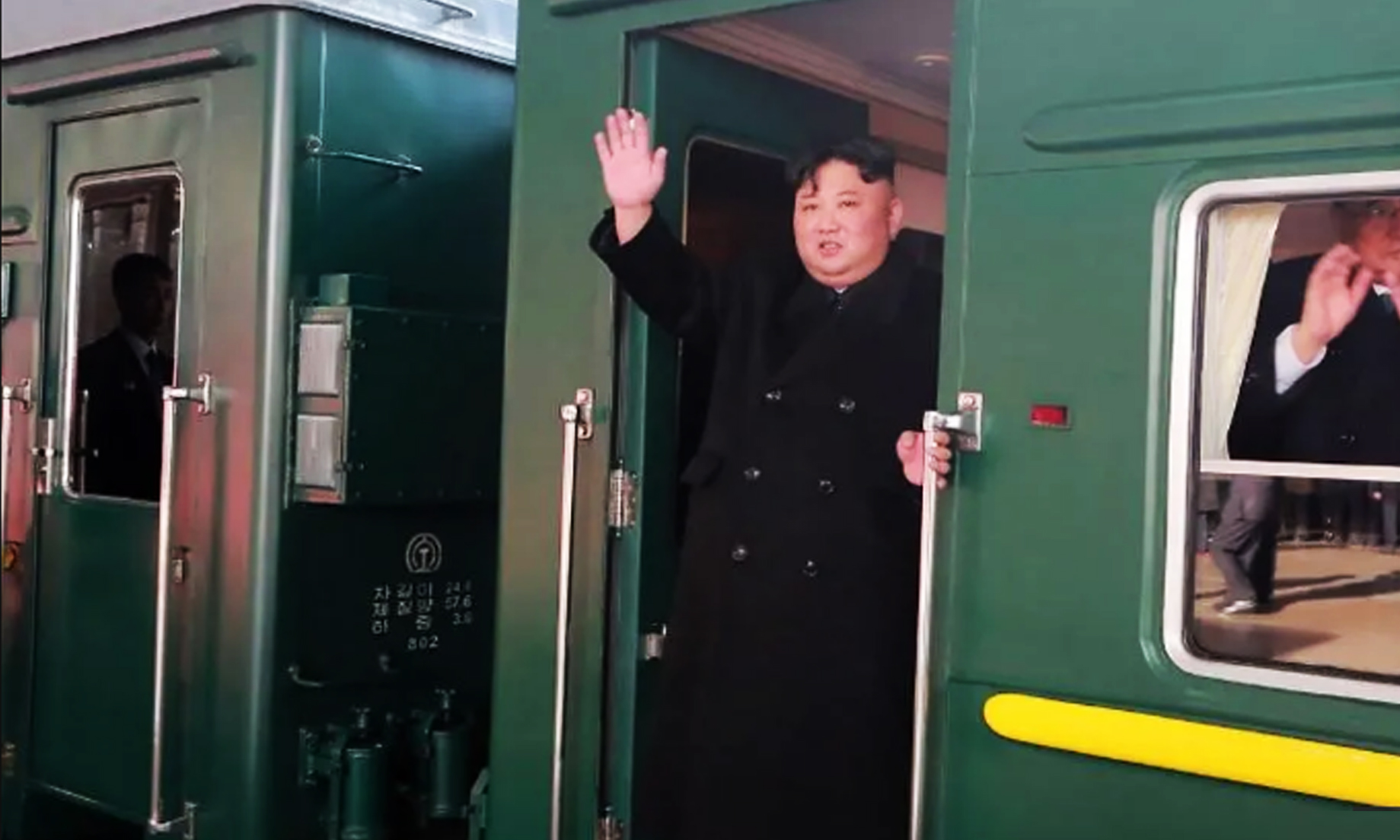 North Korea’s Kim Jong Un rides train on way to Vietnam
