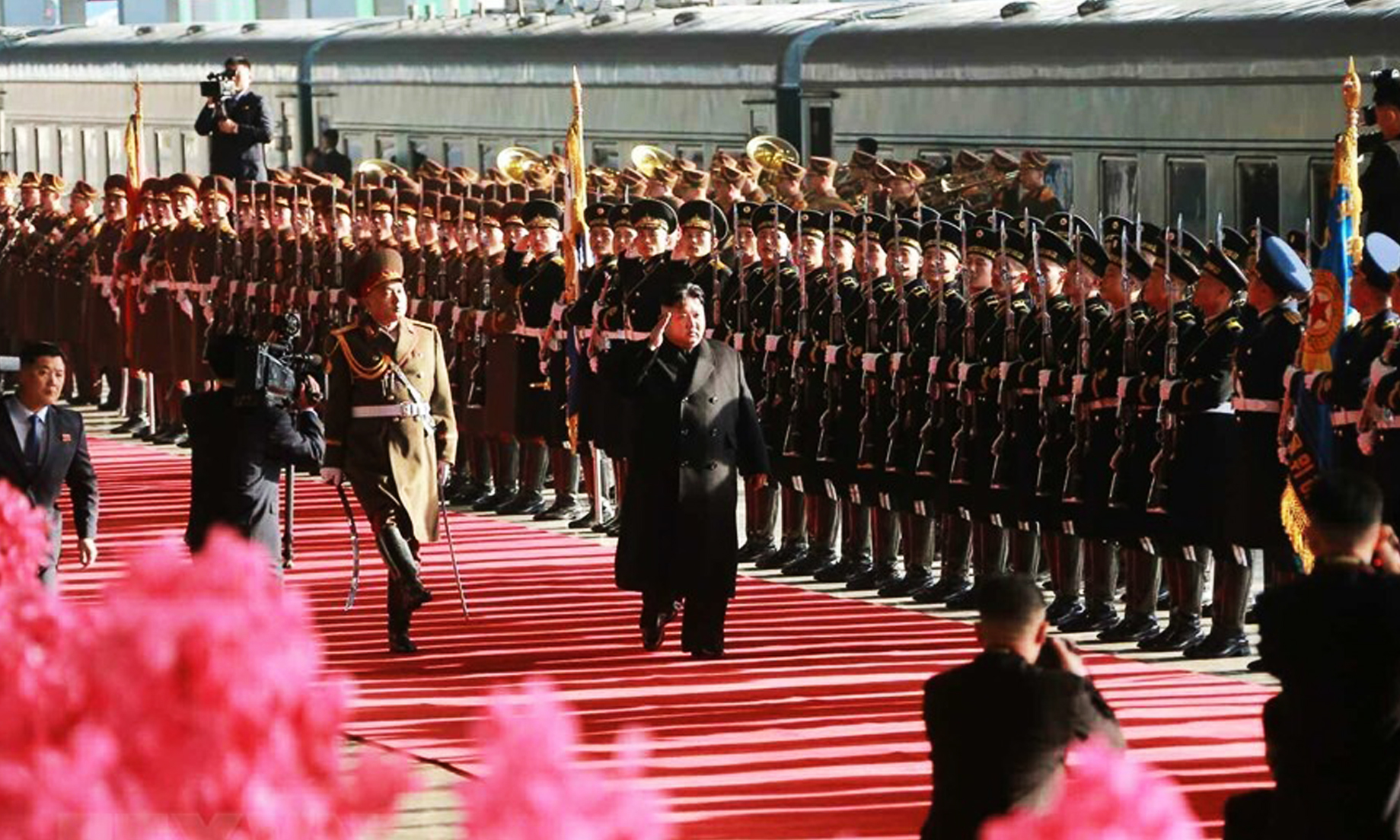 North Korea’s Kim Jong-un arrives in Vietnam from China