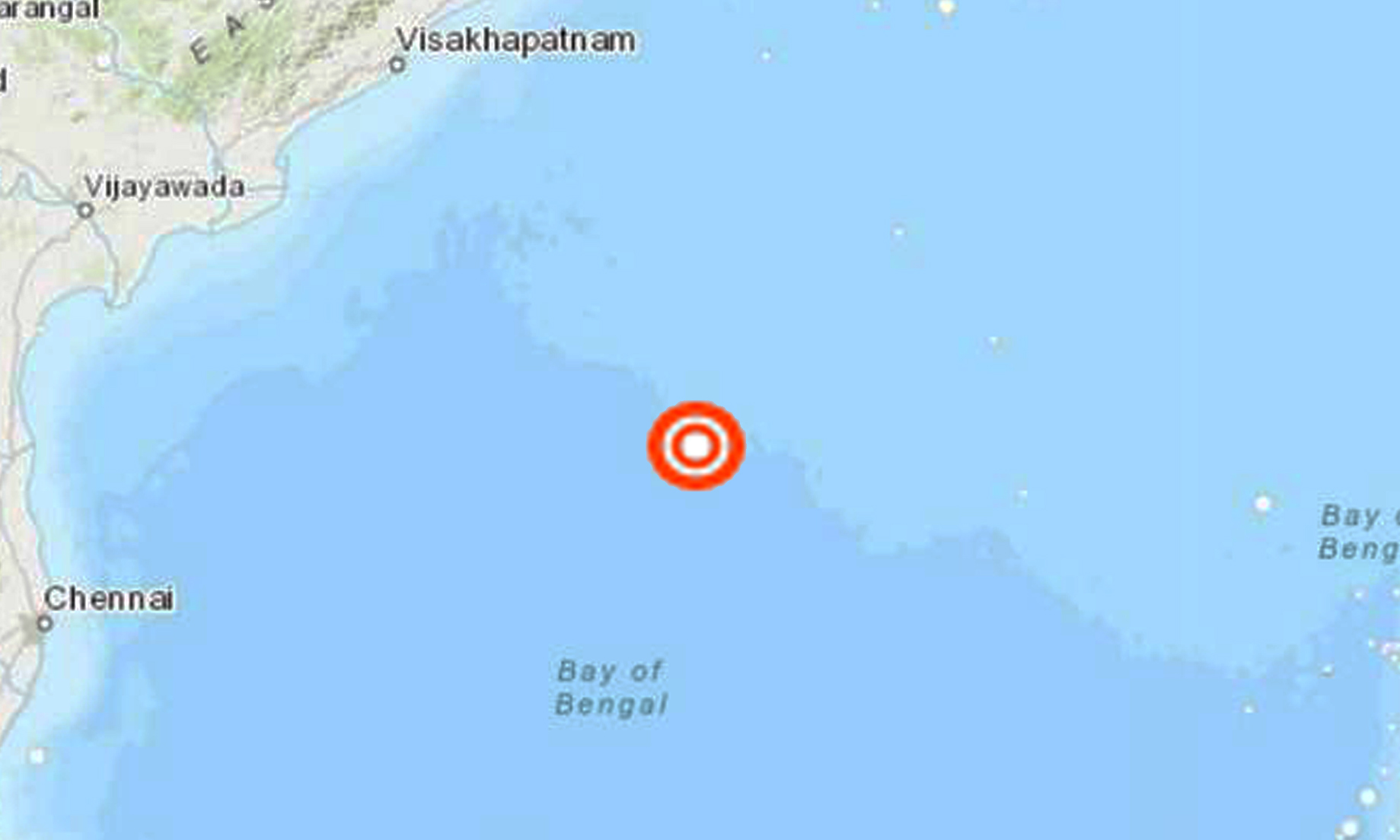 5.1-Magnitude Quake Hits India’s Bay Of Bengal