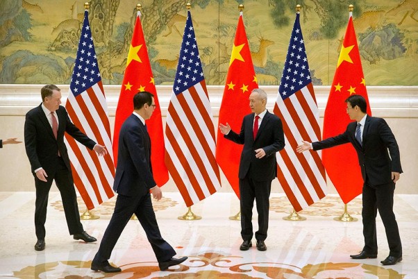Hopes for a deal dim as US-China trade talks get underway in tense atmosphere