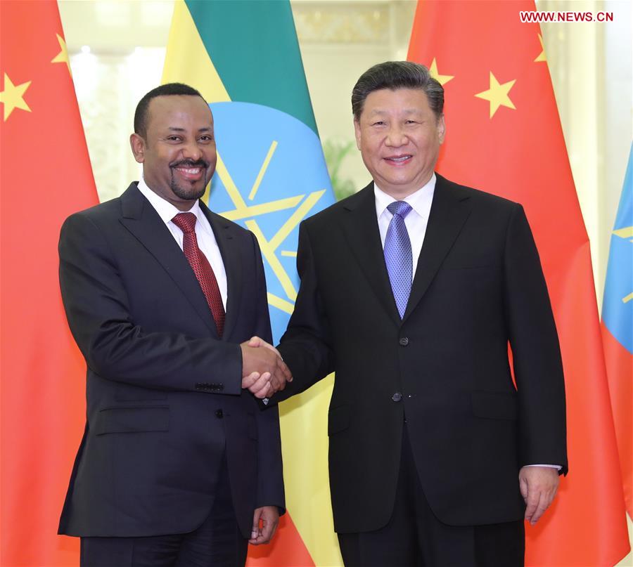 Xi Meets Ethiopian Prime Minister