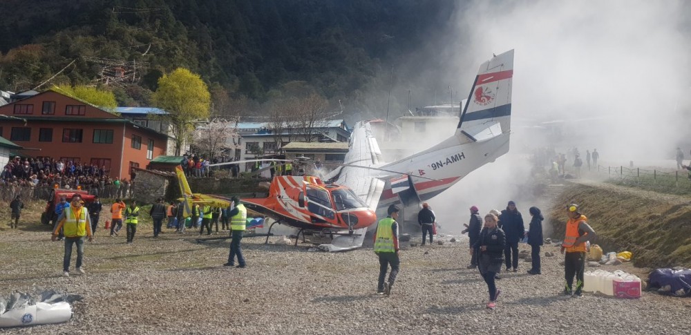 Death toll rises to 3 in aircraft collision in Nepal’s Lukla airport