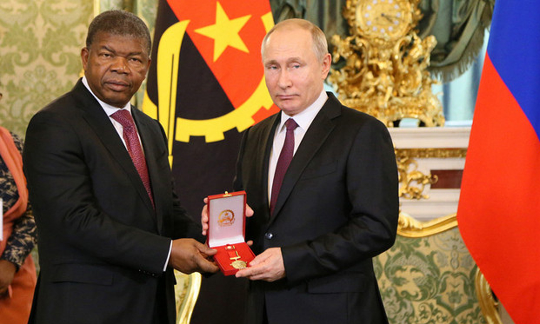 President Lourenço decorated Russian Pres Vladimir Putin with Angola’s highest award