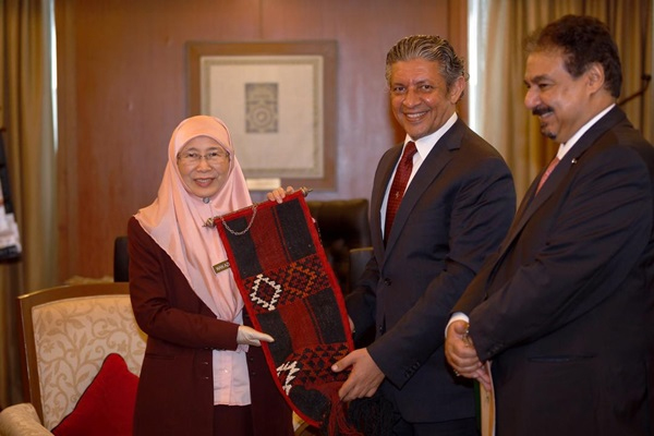 Malaysia DPM Wan Azizah receives courtesy call from Saudi Economy and Planning Minister