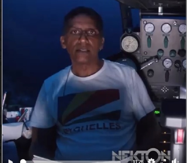 President of Seychelles delivers live TV address 124 metres below ocean’s surface
