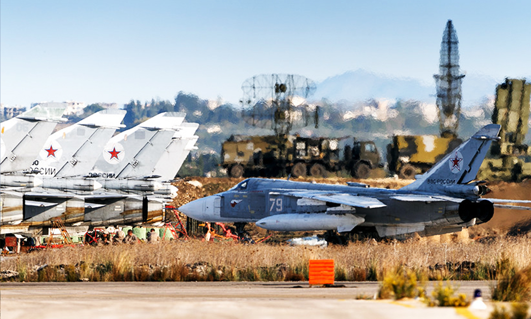 Russian Hmeymin airbase in Syria twice comes under shelling by militants