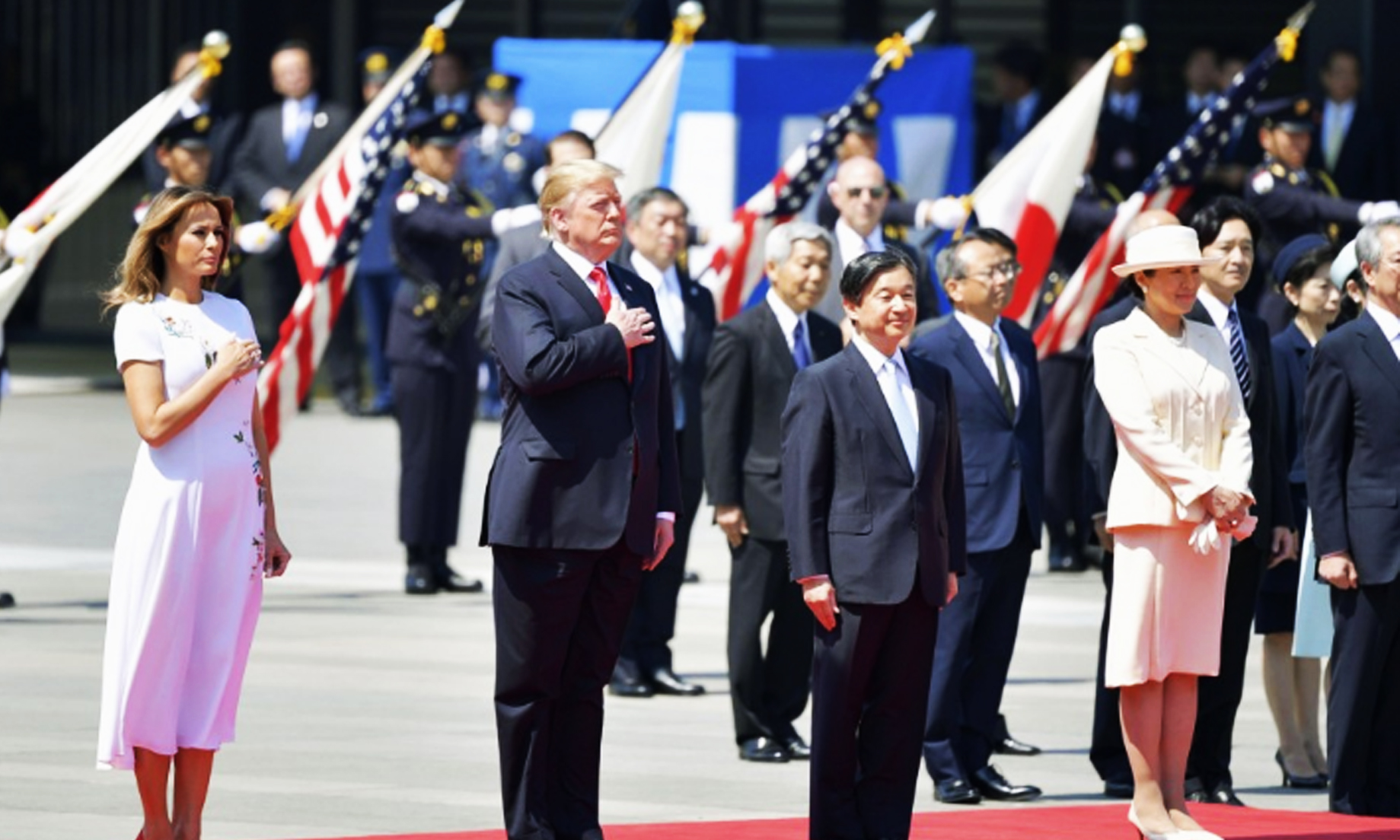 Japan’s Emperor Naruhito meets Trump, 1st state guest since taking throne