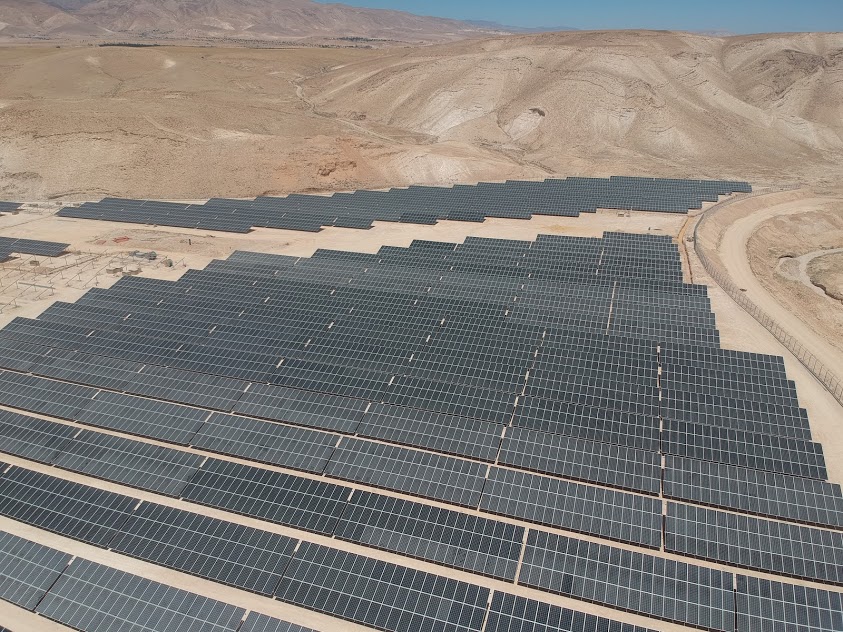 Palestine’s first solar power station getting ready to produce electricity