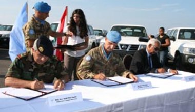 UNIFIL Donates Transport, Info Tech Equipment To Lebanon