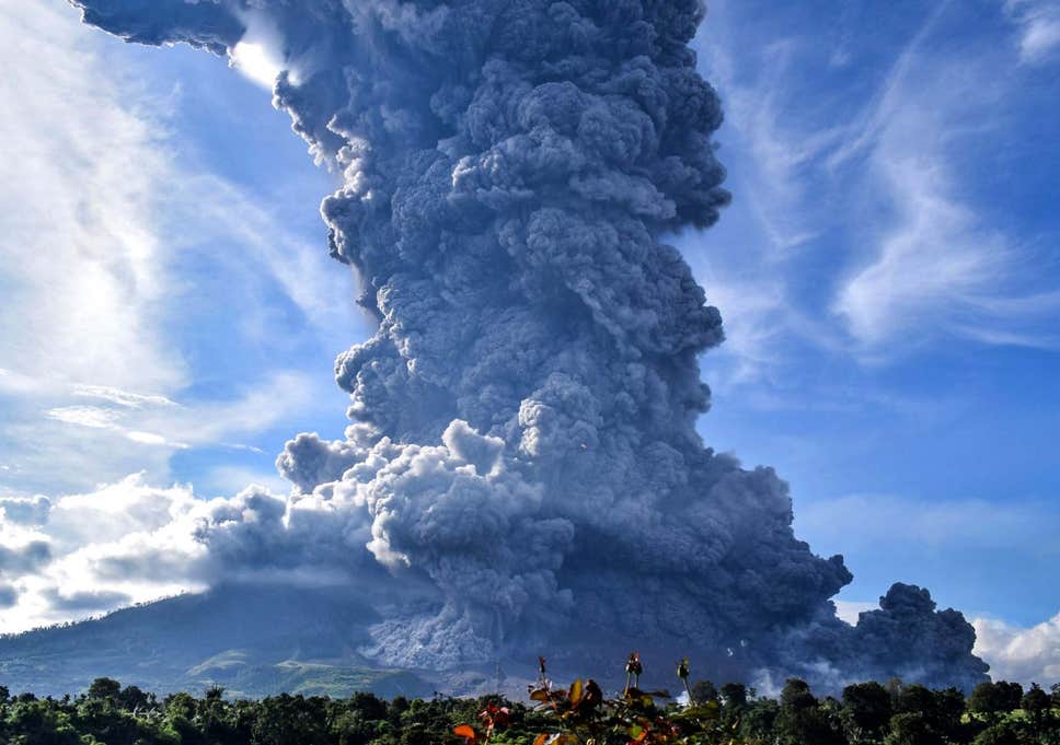 Indonesia’s Mt. Sinabung Erupts, No Casualty Reported