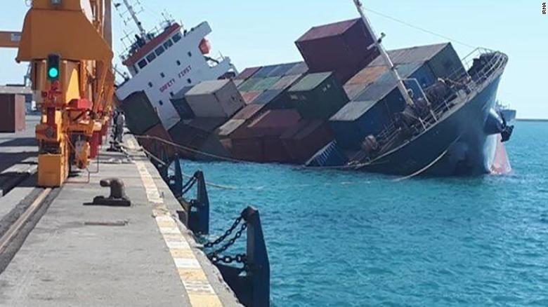Iranian Cargo Ship Sinks Off Azerbaijani Coast