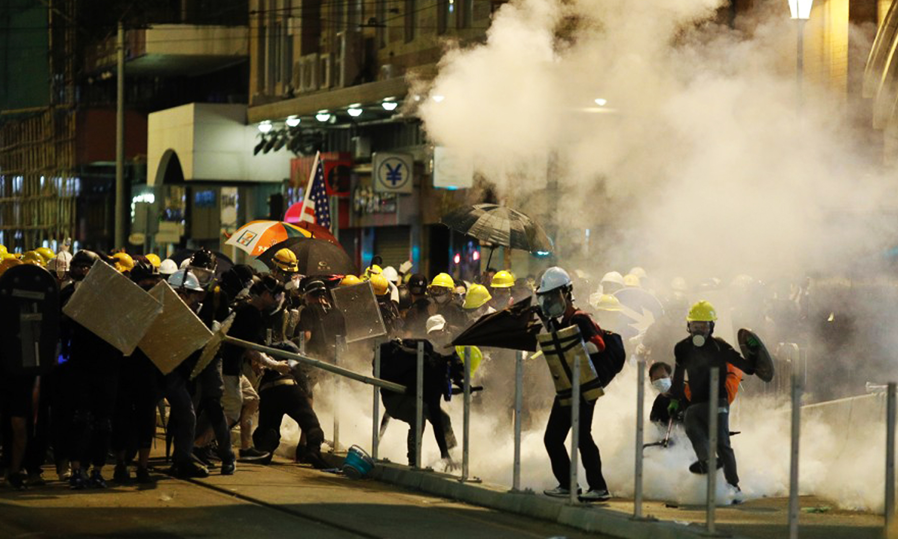 Thousands March in Hong Kong as Police Use Tear Gas on Crowds