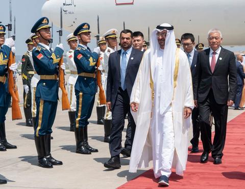 UAE’s Sheikh Mohamed Bin Zayed Arrives In Beijing