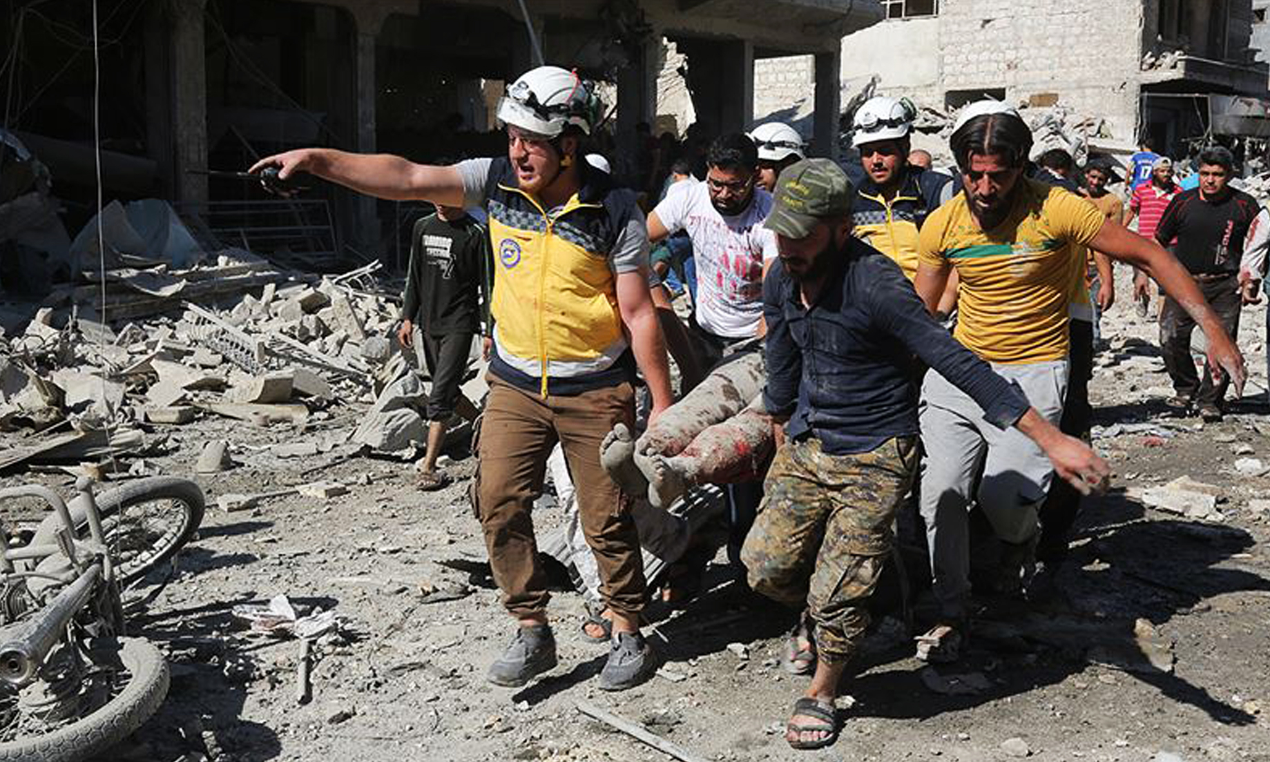 At least 43 killed in ‘largest massacre’ of latest Syria campaign
