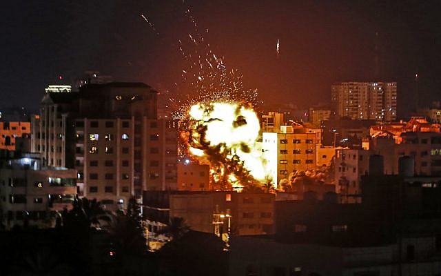 Israeli Fighter Jets Attack Gaza Militants’ Facilities