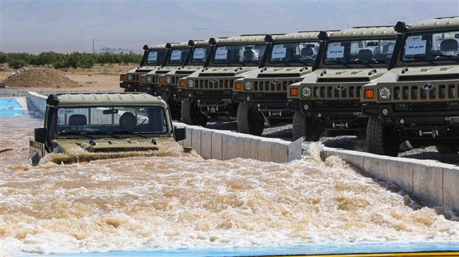 Iran Unveils New Indigenous Armoured Vehicles