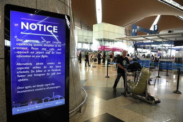 Smooth check-in at KLIA after three-day disruption