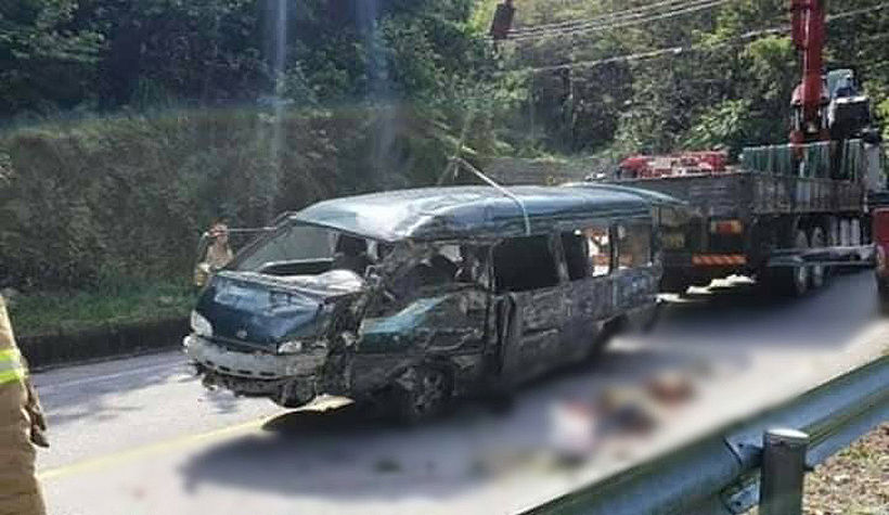 11 Killed, Four Injured At Van Collision In Eastern Thailand