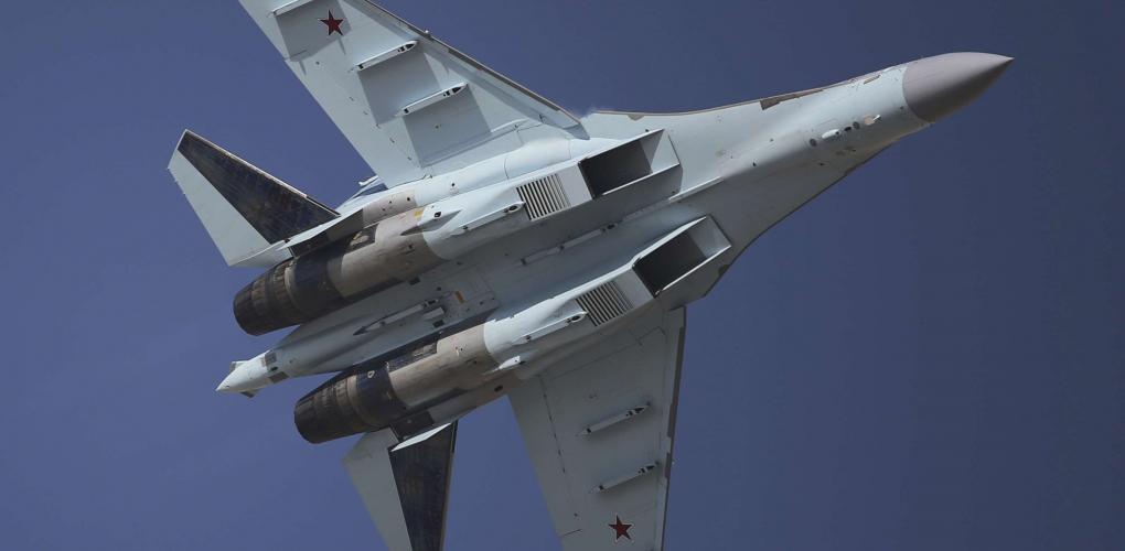 Russian Su-35 Performs At Istanbul Aerospace Festival