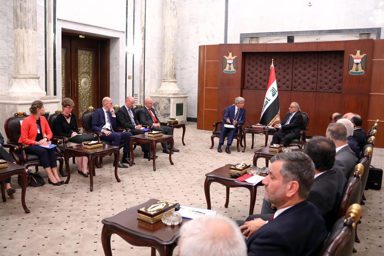 Iraqi PM discusses Iranian nuclear file with ambassadors of Britain, France, Germany