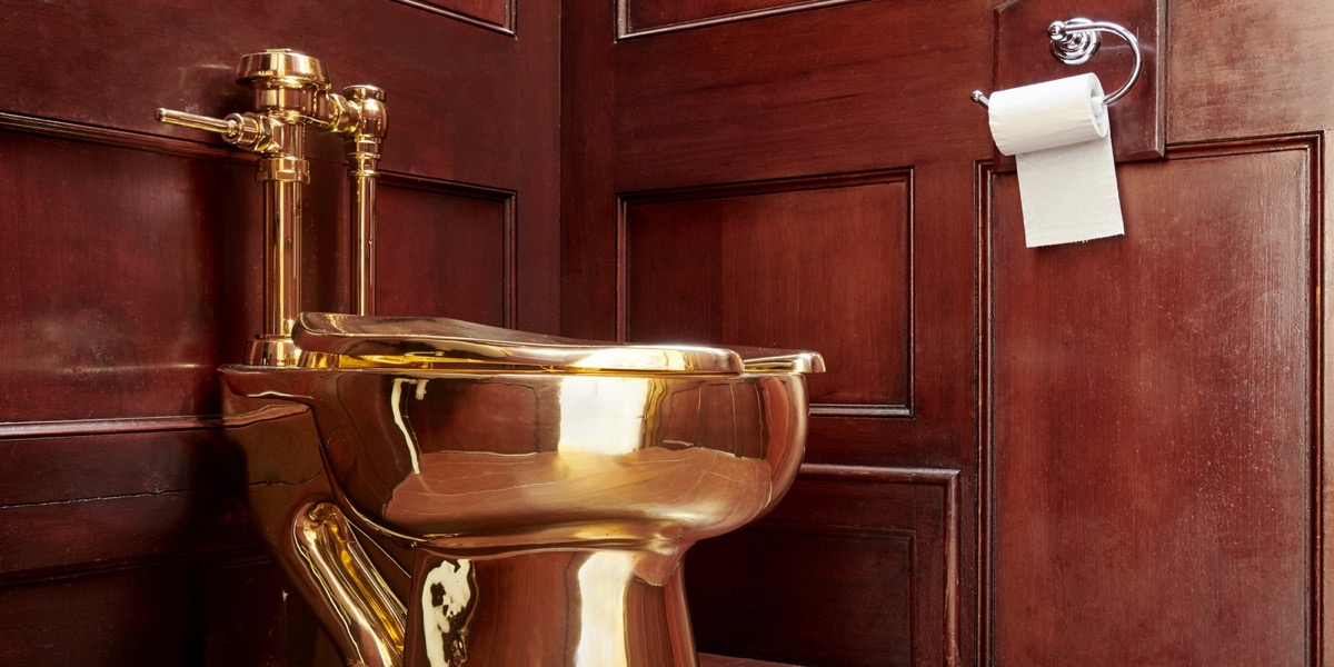 Million-Dollar Solid Gold Toilet Stolen From British Palace