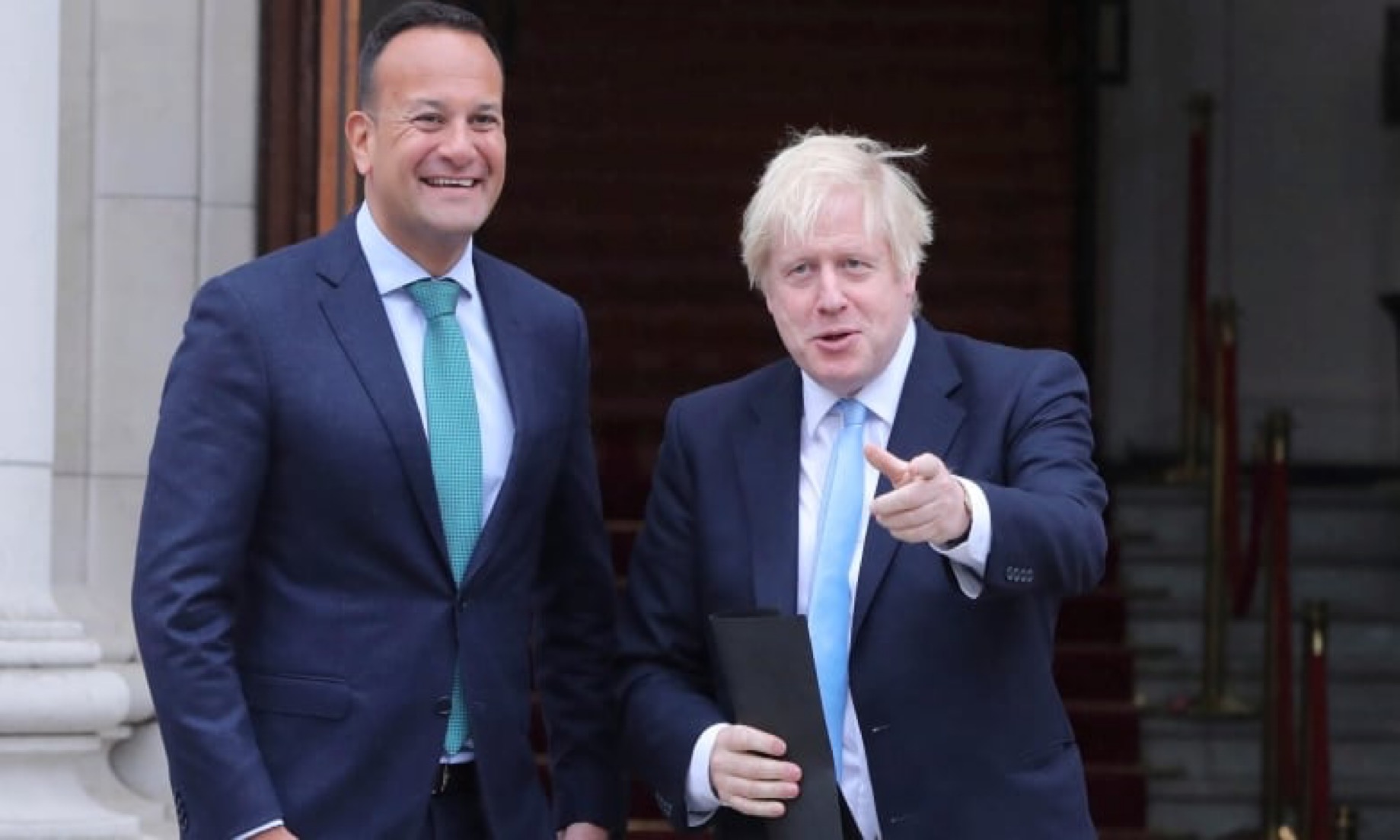 Boris Johnson presses for Brexit deal in Dublin despite Irish warnings