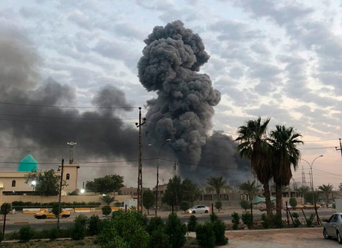 Explosions Occur At Ammunition Depot In Western Iraq