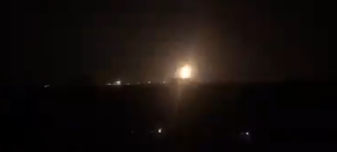 Israeli War Jets Strike On Gaza Military Facilities