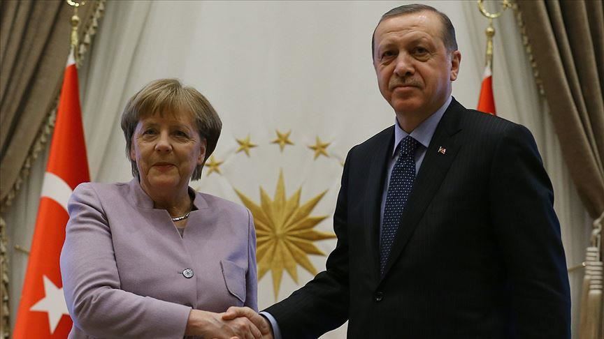 Turkish President, German Chancellor Hold Phone Call Over Bilateral Ties, Regional Developments