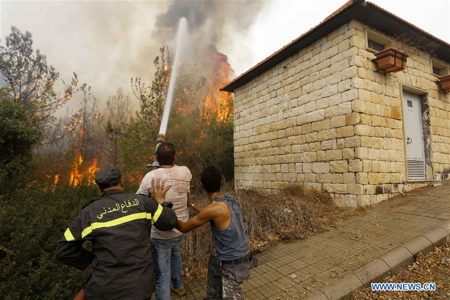 Massive Fires Sweep Lebanon Due To Sudden Temperature Rise