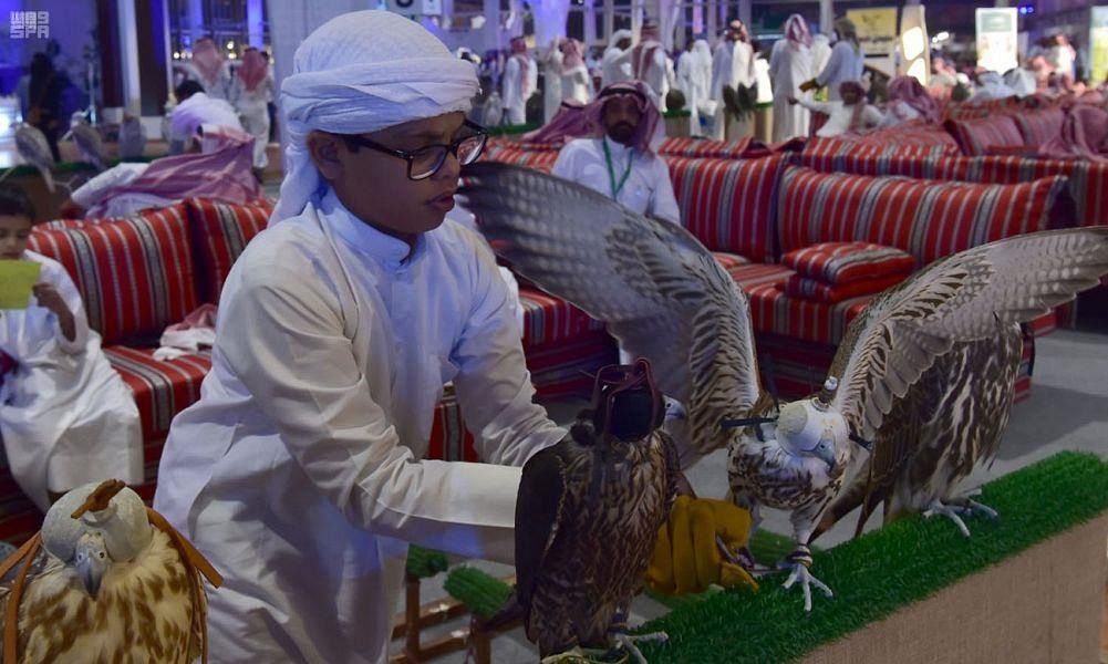 More Than 70,000 Visitors On First Day Of Saudi Falcons And Hunting Show 2019