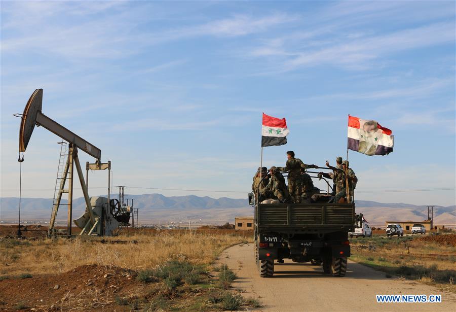 Syrian Army Reaches Oil Fields In Kurdish-Held Areas