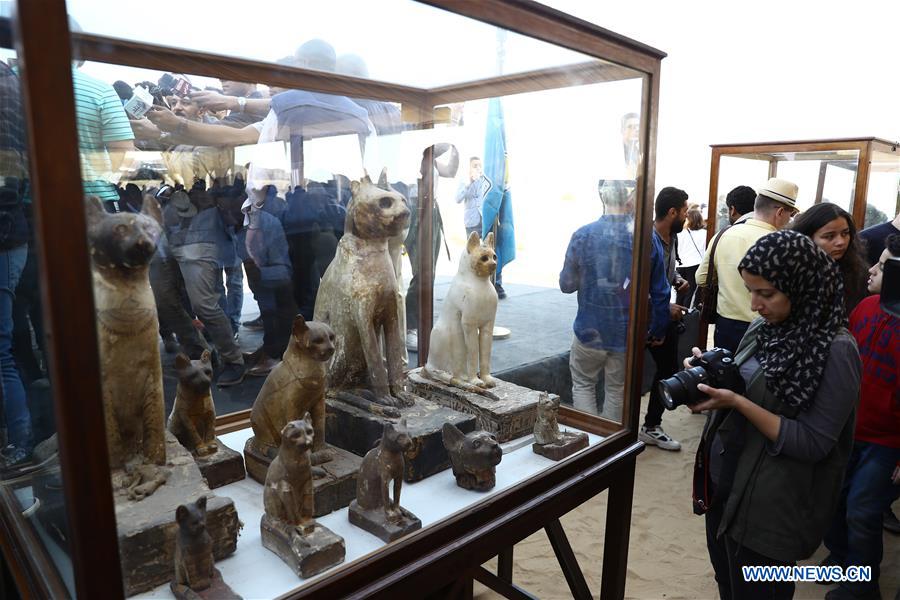 Dozens Of Animal Mummies, Statues Discovered In Egypt’s Giza Necropolis