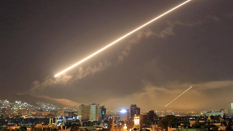 Syrian Air Defences Respond To Missile Attacks