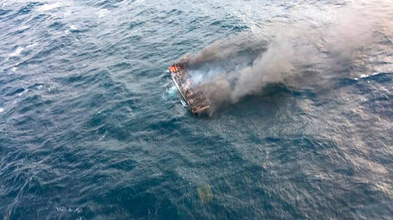 One Dead, 11 Unaccounted For As S.Korean Fishing Boat Catches Fire