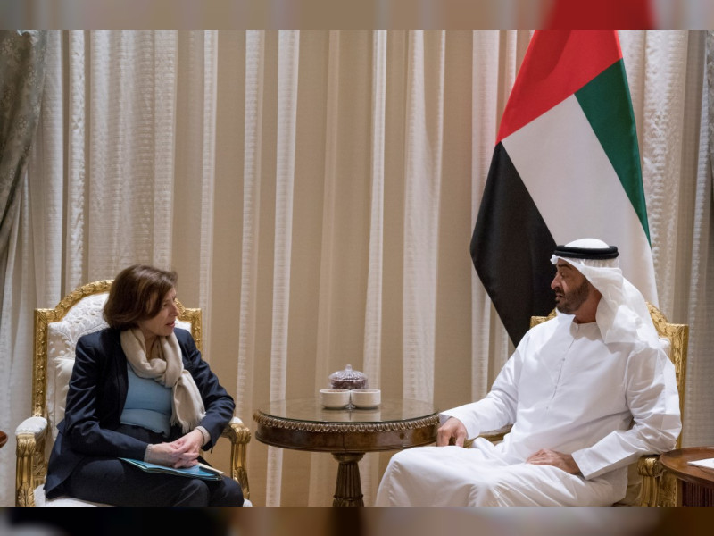 UAE’s Mohamed Bin Zayed Receives French Minister Of Armed Forces