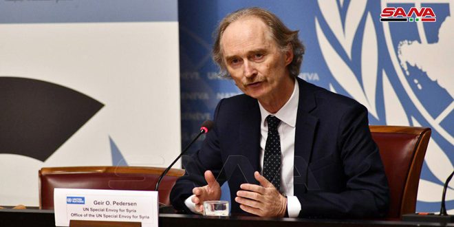 Pedersen: Next Round Of Mini-Committee Meetings On Syria, Nov 25