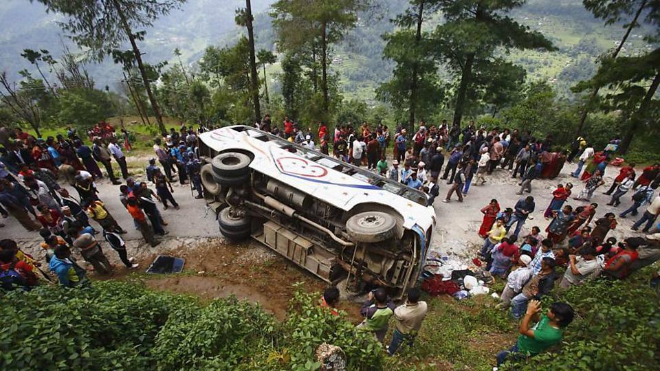 Bus Crash Kills At Least 14 In Central Nepal