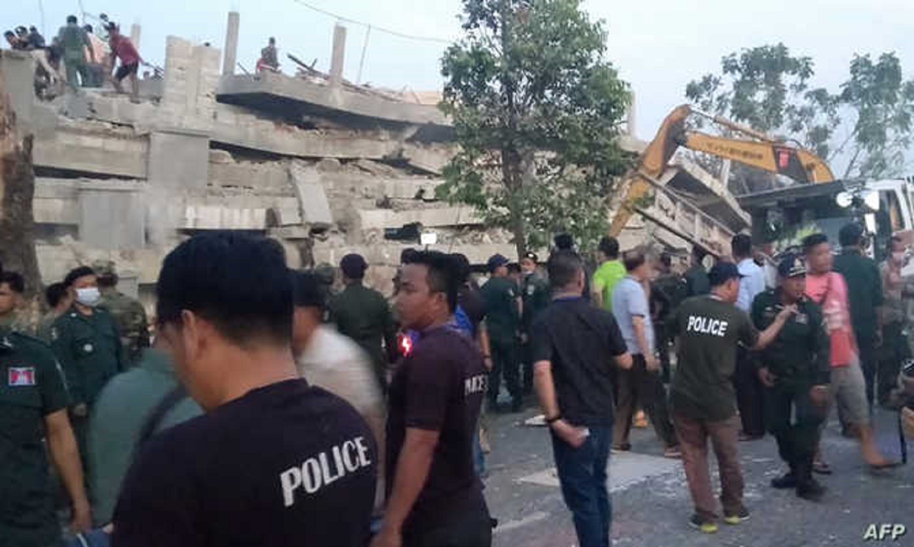 Six Die, 16 Injured After Under-Construction Building Collapses In SW Cambodia