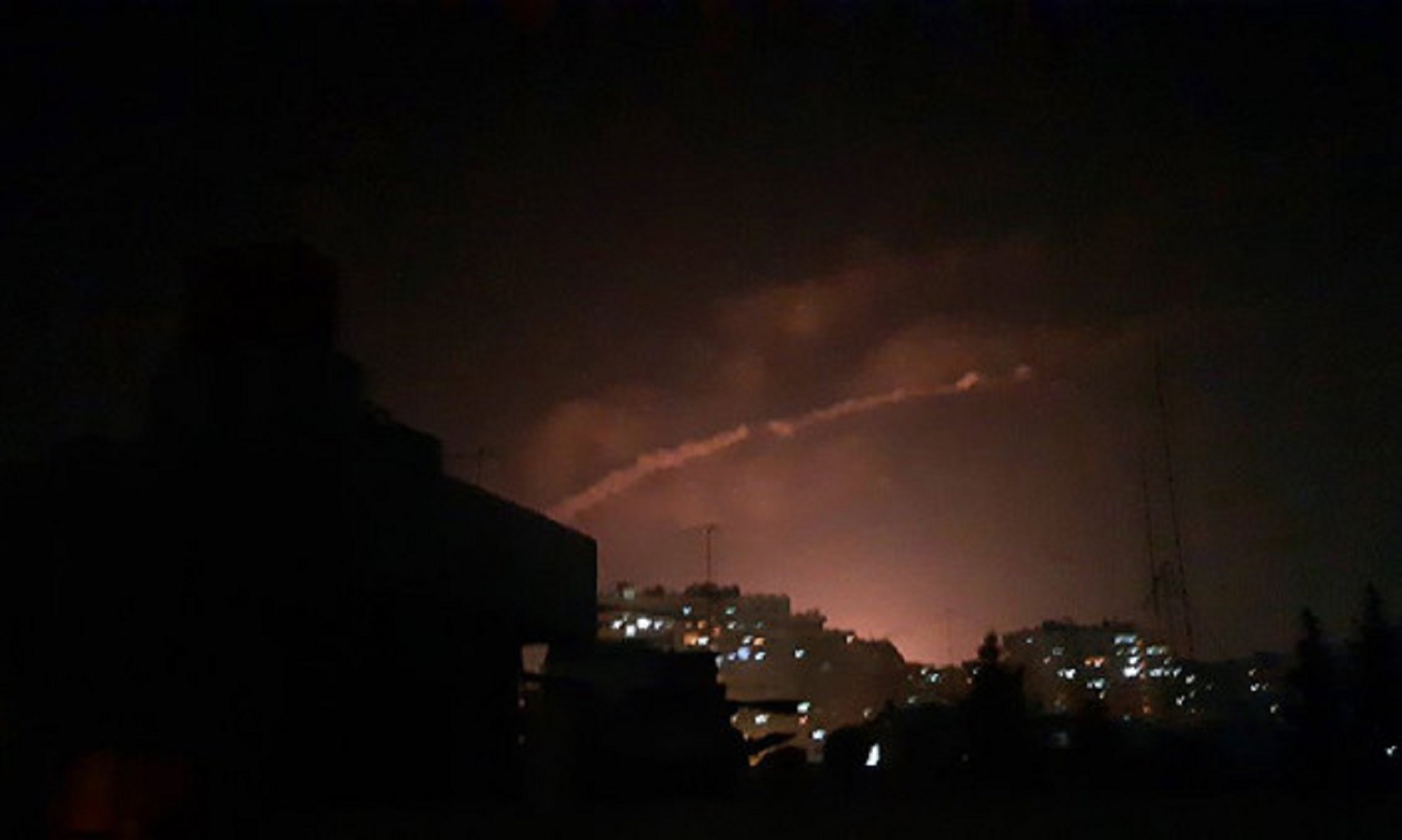 Israel Launches Airstrikes On Syrian Air Base In Homs