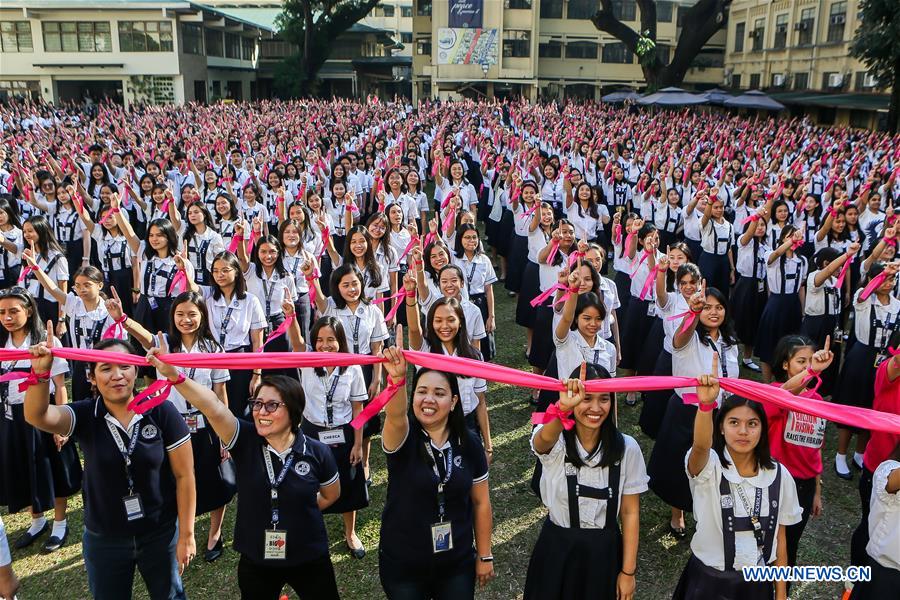 Campaign Calling For End Of Violence Against Women, Children Held In Manila