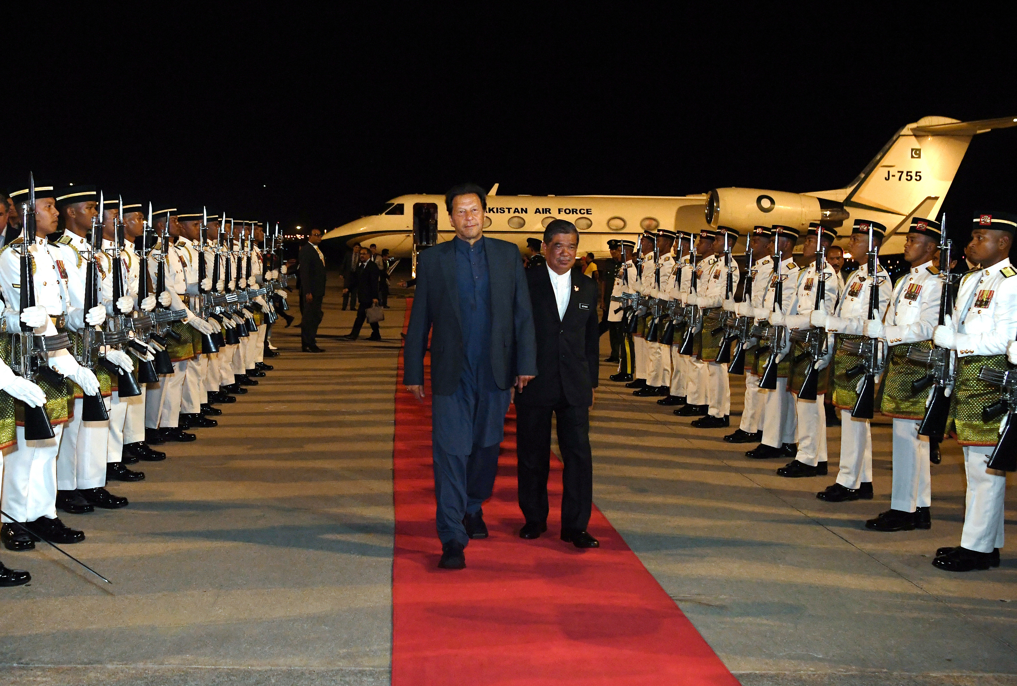 Pakistan PM Imran Khan arrives KL for two-day visit