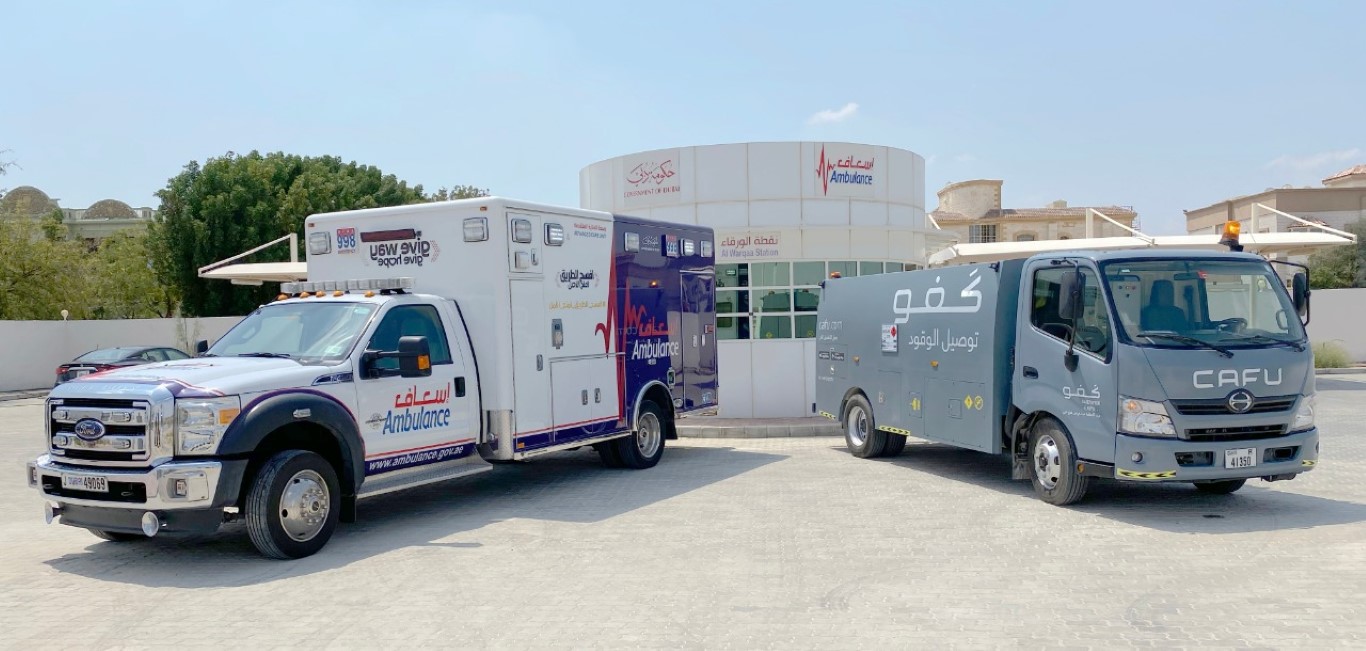 CAFU To Supply Dubai Ambulances With Free Fuel For Two Weeks