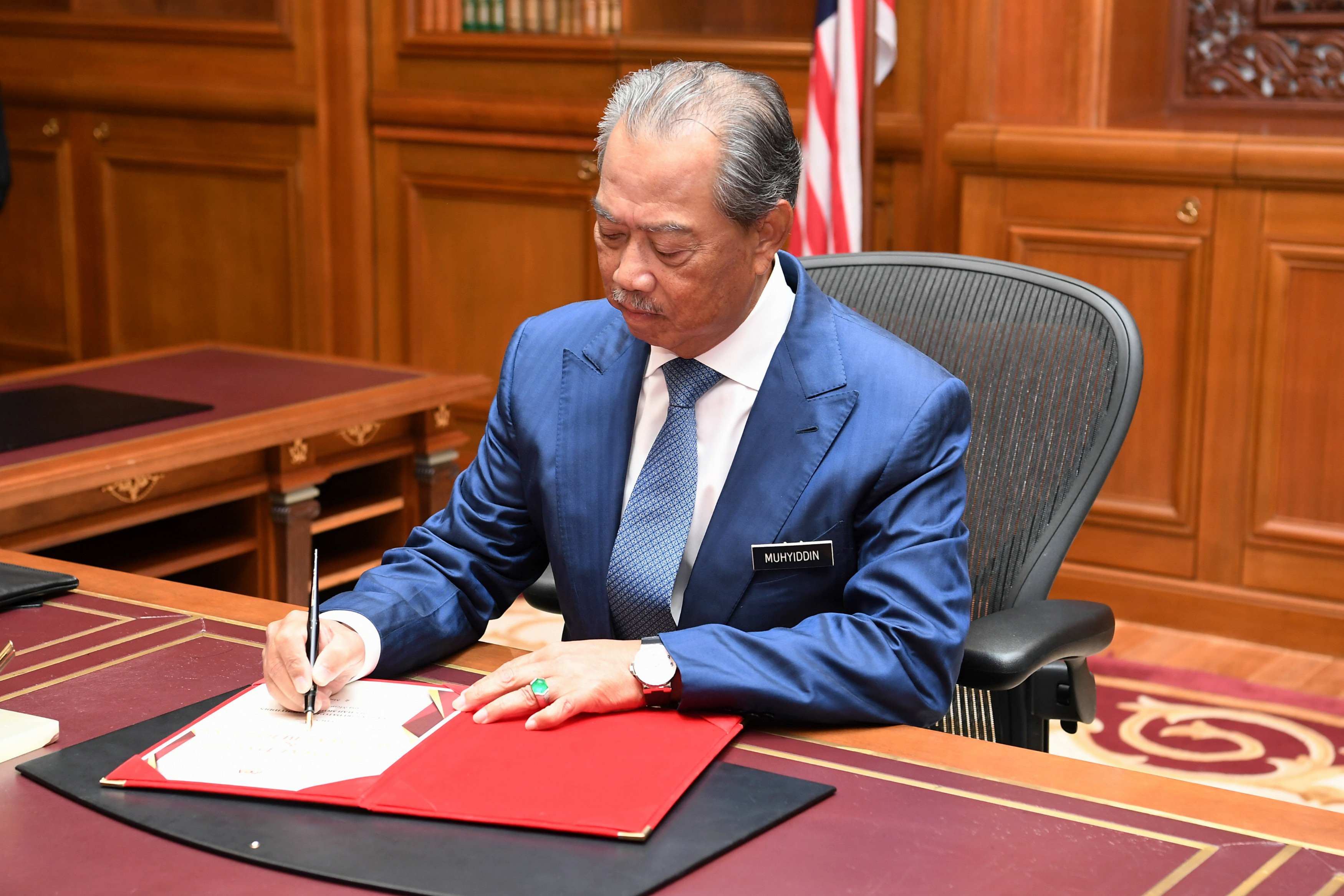 Muhyiddin Begins Work As Malaysian Prime Minister