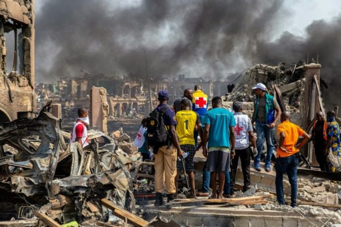 Nigeria gas explosion kills at least 17: emergency services