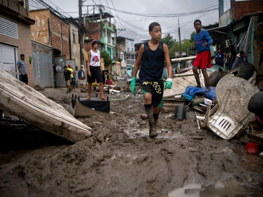 Update: 21 dead as torrential rain hits Brazil