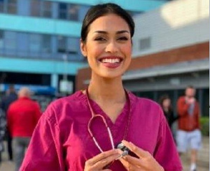 Covid-19: Miss England returns to work as doctor amid pandemic